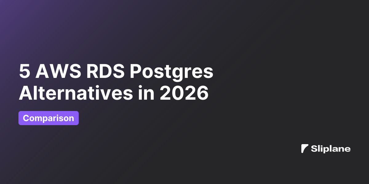 5 AWS RDS Postgres Alternatives in 2026