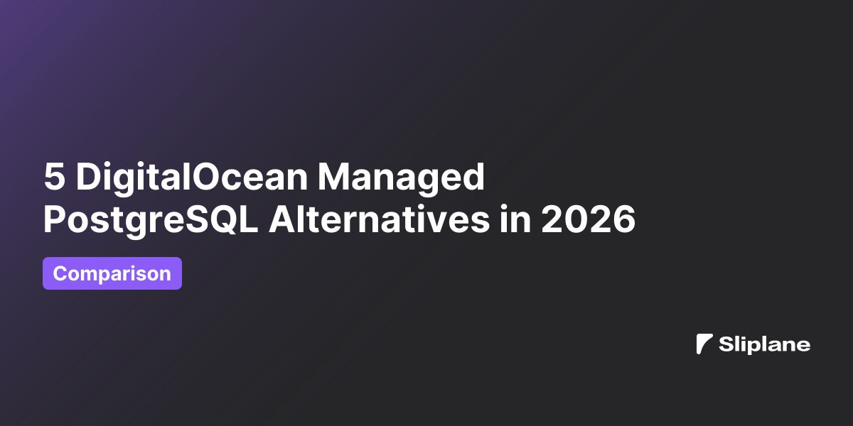 5 DigitalOcean Managed PostgreSQL Alternatives in 2026