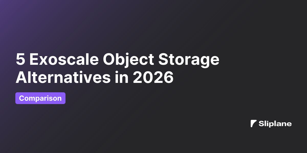 5 Exoscale Object Storage Alternatives in 2026