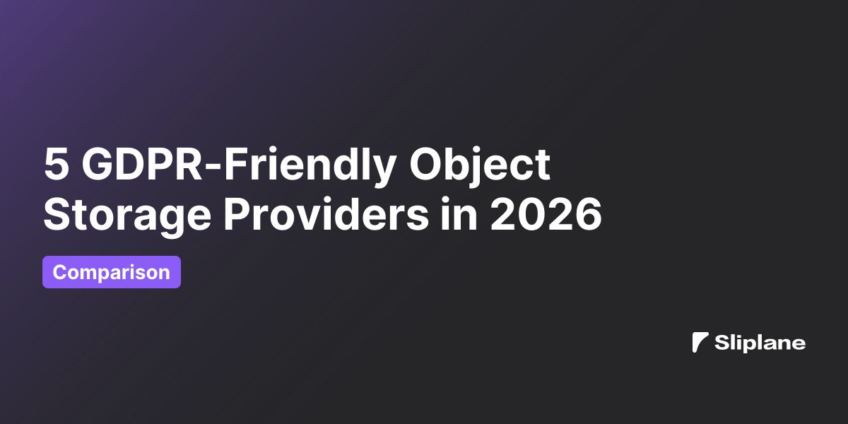 5 GDPR-Friendly Object Storage Providers in 2026