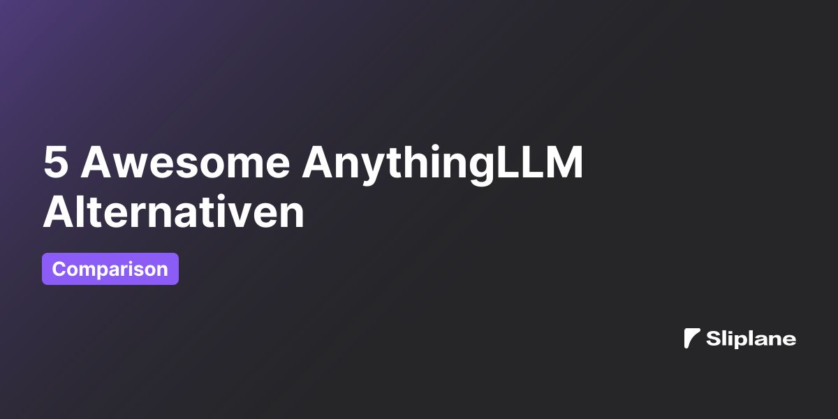 5 Awesome AnythingLLM Alternativen
