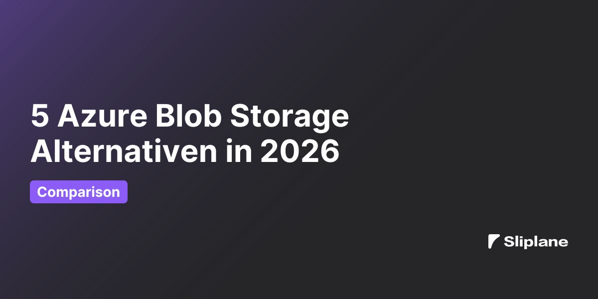 5 Azure Blob Storage Alternativen in 2026