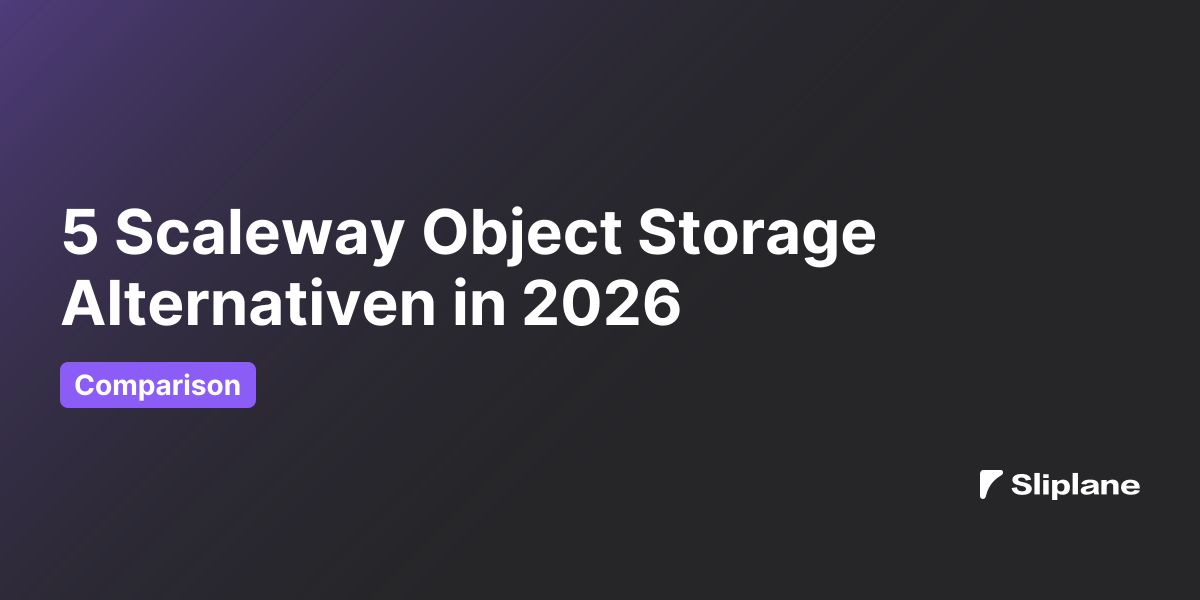 5 Scaleway Object Storage Alternativen in 2026